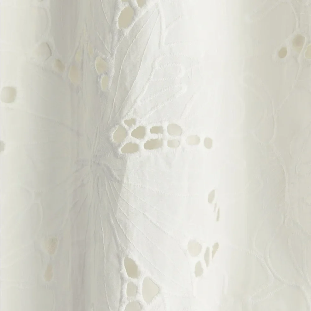 H&M Midi Skirt with Eyelet Embrodery - Picture 4 of 10